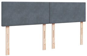 ΚΡΕΒΑΤΙ BOXSPRING ΜΕ ΣΤΡΩΜΑ ΣΚΟΥΡΟ ΓΚΡΙ 200X200 ΕΚ. ΒΕΛΟΥΔΙΝΟ 3290125