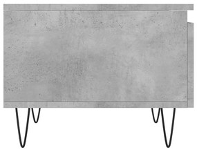 Τραπεζάκια Σαλονιού 2 τεμ. Γκρι Σκυροδ. 50x46x35 εκ. Επεξ. Ξύλο - Γκρι