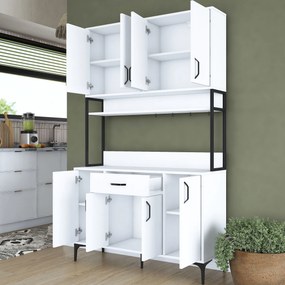 Ντουλάπι Λευκό EVEBRO 120x40x198.6