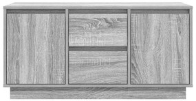Έπιπλο Τηλεόρασης με LED Γκρι Sonoma 100x41x50 εκ. - Γκρι