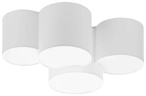 Φωτιστικό Οροφής - Πλαφονιέρα Mona 3442 4xΕ27 15W 69x30cm White TK Lighting