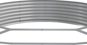 vidaXL Ζαρντινιέρα Ανθρακί 600x140x36εκ Γαλβανισμένος χάλυβας