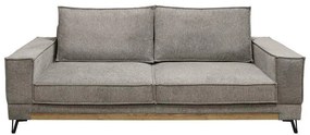 Τριθέσιος Καναπές Loftio Fylliana Καφέ χρώμα 220x95x89εκ 220x95x89 εκ.