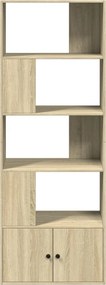 vidaXL Βιβλιοθήκη Sonoma Δρυς 70x36x189 εκ. από Επεξεργασμένο Ξύλο