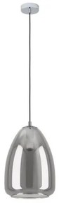 Κρεμαστό Φωτιστικό Οροφής IP20 E27 40W Φ30CM ALOBRASE Χρώμιο 98614 Eglo-98614-Χρώμιο 98614