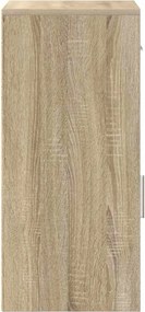 vidaXL Πλαϊνό γραφείο με συρτάρι Δρύς Sonoma 38 x 34 x 75 εκ