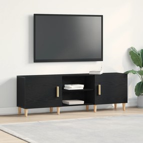 vidaXL Βάση τηλεόρασης - Μαύρη Δρυς, 150x30x50 εκ, Κατασκευασμένο από Επεξεργασμένο Ξύλο