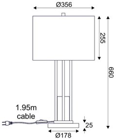 Επιτραπέζιο φωτιστικό Belize