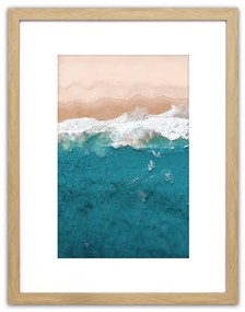 Πίνακας Σε Κορνίζα ArteLibre Πλαστικό 'Θάλασσα' 35x45x1.8cm