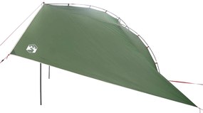 vidaXL Αυτοκινηταγιενν Πράσινο 350 x 250 εκ Πολυεστέρας και Χάλυβας