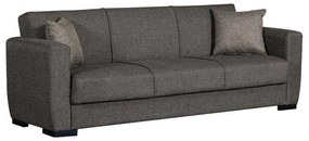 Sofa Three-seater New Dolce Fylliana Dark Grey - Grey 222*85*85 cm