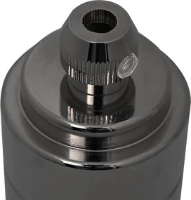 vidaXL Λαμπτήρες 2 τεμάχια γυαλιστερό μαύρο E27