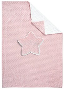 Κουβέρτα Βρεφική 8847 Fleece Pink-White Greenwich Polo Club Αγκαλιάς 75x100cm Πολυέστερ