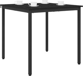 vidaXL Τραπεζαρίες 80 x 80 x 75 cm ΜΕΤΑΛΛΟ