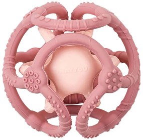 Μπάλες Μασητικά (Σετ 2Τμχ) N879071 10x10cm Σιλικόνη Light Pink Nattou Silicone