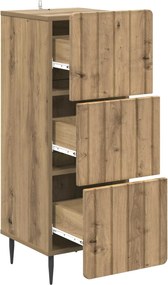 vidaXL Ντουλάπι με Συρτάρια 33 x 34,5 x 92 εκ. Επεξεργασμένο Ξύλο