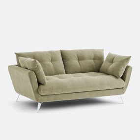 Καναπές 3, 4 ή 5 θέσεων, από μελανζέ πολυεστέρα, TOMI