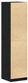vidaXL Ντουλάπι Μαύρη δρυς 50 x 50 x 200 εκ. Επεξεργασμένο ξύλο
