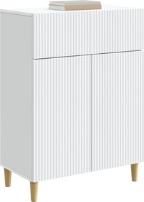 vidaXL Πλαϊνό γραφείο Λευκό 66 x 34,5 x 90 εκ Επεξεργασμένο Ξύλο