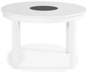 Τραπέζι Riverton 388, Άσπρο, 75cm, Ινοσανίδες μέσης πυκνότητας