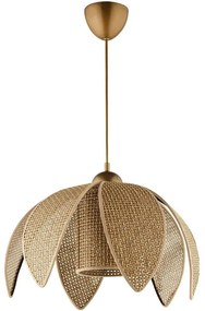 Φωτιστικό Οροφής 433NUV1171 Φ26x70cm 1xE27 40W Beige Opviq