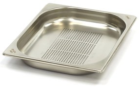 Gastronorm Container - 1/2 GN - 4cm Deep - Stainless Steel - Perforated
