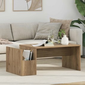 vidaXL Τραπεζάκι σαλονιού Artisan Oak 90 x 45 x 35 cm