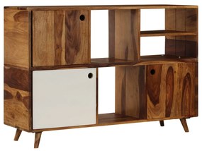 vidaXL Ντουλάπι με Ράφια 118 x 35 x 70 εκ. από Μασίφ Ξύλο Ακακίας