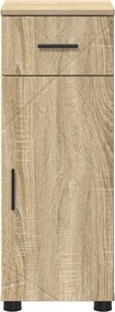 vidaXL Ντουλάπι Μπάνιου με συρτάρι Δρύς Sonoma 30 x 35 x 80 εκ