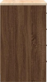 vidaXL ντουλάπι αποθήκευσης γκαράζ 60x51x85 εκ μασίφ ξύλο πεύκο