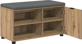 vidaXL Παγκάκι Χαλωρίου Τεχνίτικη Δρυς 80 x 38 x 46 εκ