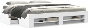 vidaXL Πλαίσιο κρεβατιού χωρίς στρώμα 180x200 εκ. Επεξεργασμένο Ξύλο