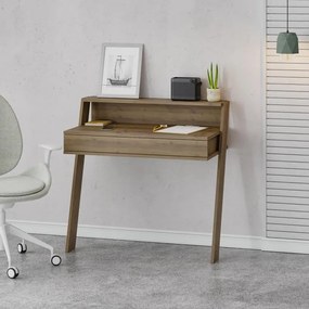 Megapap Γραφείο Εργασίας Cowork Ανοιχτό Καρυδί 94x50x91εκ.