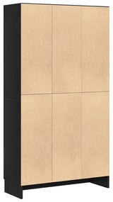 vidaXL Βιβλιοθήκες 2 τμχ Μαύρο Δρυς 165x30,5x150 εκ Επεξεργασμένο ξύλο
