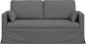 vidaXL Καναπές Σκούρο Γκρι