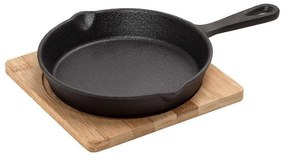 Τηγάνι Για Σαγανάκι Μαντεμένιο SAG109 24x16x4cm Black Espiel 24cm Cast Iron