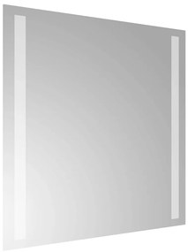 vidaXL Καθρέφτης Μπάνιου με LED 40x40 εκ.