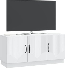 vidaXL Ντουλάπι TV Λευκό 99 x 34,5 x 47 εκ Επεξεργασμένο Ξύλο