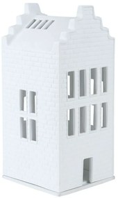Κηροπήγιο Για Ρεσώ Brick House RD0090683 9x9,5x21cm White Raeder Πορσελάνη