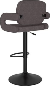 vidaXL Σκαμπό Μπαρ 2 τεμ. Χρώμα Taupe Υφασμάτινα