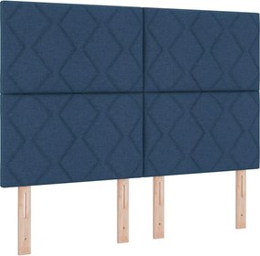 vidaXL Κεφαλάρι Μπλε 144 cm ύφασμα