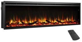 Έξυπνο Ηλεκτρικό Τζάκι Ένθετο 1500W Μαύρο Richen Insert 183 R-EF 289B Sieline-R-EF 289B-Μαύρο R-EF 289B