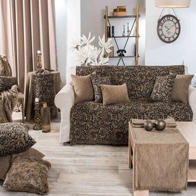 Ριχτάρι Denver  03 Brown Teoran Two-seater 180x250cm Βαμβάκι-Ακρυλικό