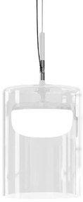 Κρεμαστό Φωτιστικό Οροφής LED 8,5W 2700K Dimmer Κρύσταλλο Diver S1 Prandina-1C75000113001-Λευκό 1C75000113001
