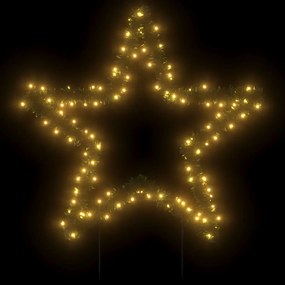 vidaXL Φως Χριστουγεννιάτικο Διακοσμητικό Ακίδες Αστέρι 115 LED 85 εκ.
