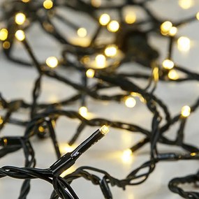Χριστουγεννιάτικα Λαμπάκια 50 Led Σε Σειρά 5.4μ Θερμό Λευκό Σταθερά Με Μπαταρία Eurolamp 600-11681