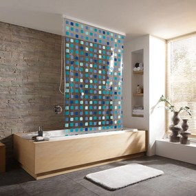 Κουρτίνα - Ρολό Ντους D-Rollo für Leerk 3321 3321721747 128x240cm Blue (Χωρίς Πλαίσιο) Kleine Wolke 128Πx240Υ 128x240cm Plastic