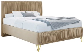 Επενδυμένο κρεβάτι Mars-Ekrou-140 x 200