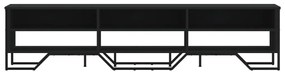 vidaXL Έπιπλο Τηλεόρασης Μαύρο 180x34x41 εκ. από Επεξεργ. Ξύλο
