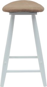 vidaXL Καρέκλες φαγητού 2 pcs Λευκό 46 x 37 x 63 εκ